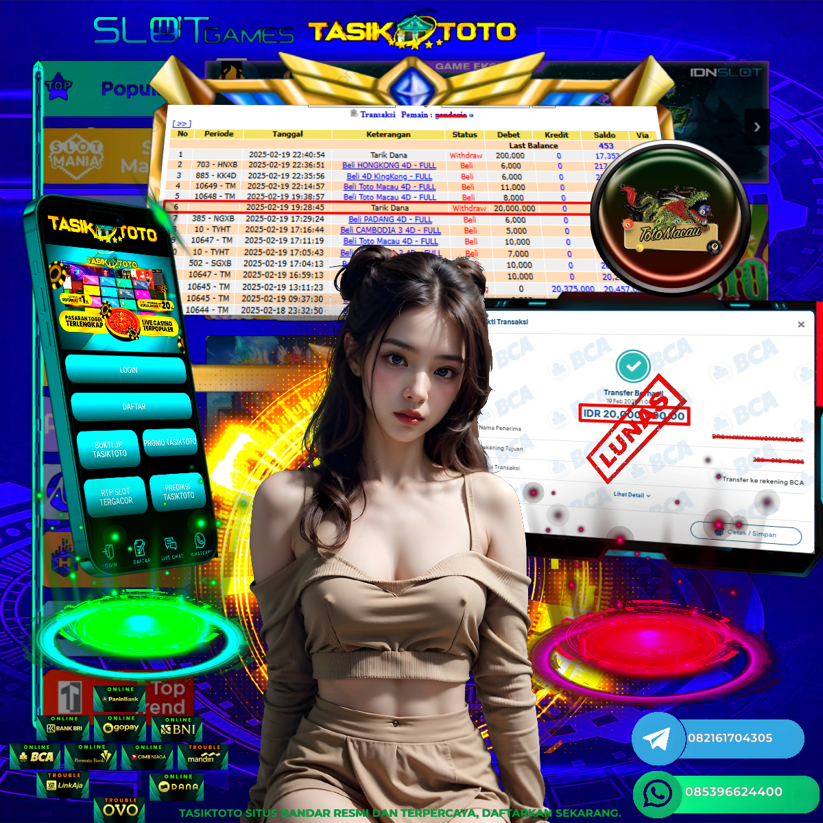 BUKTI JP TASIKTOTO – 20 FEBRUARI 2025