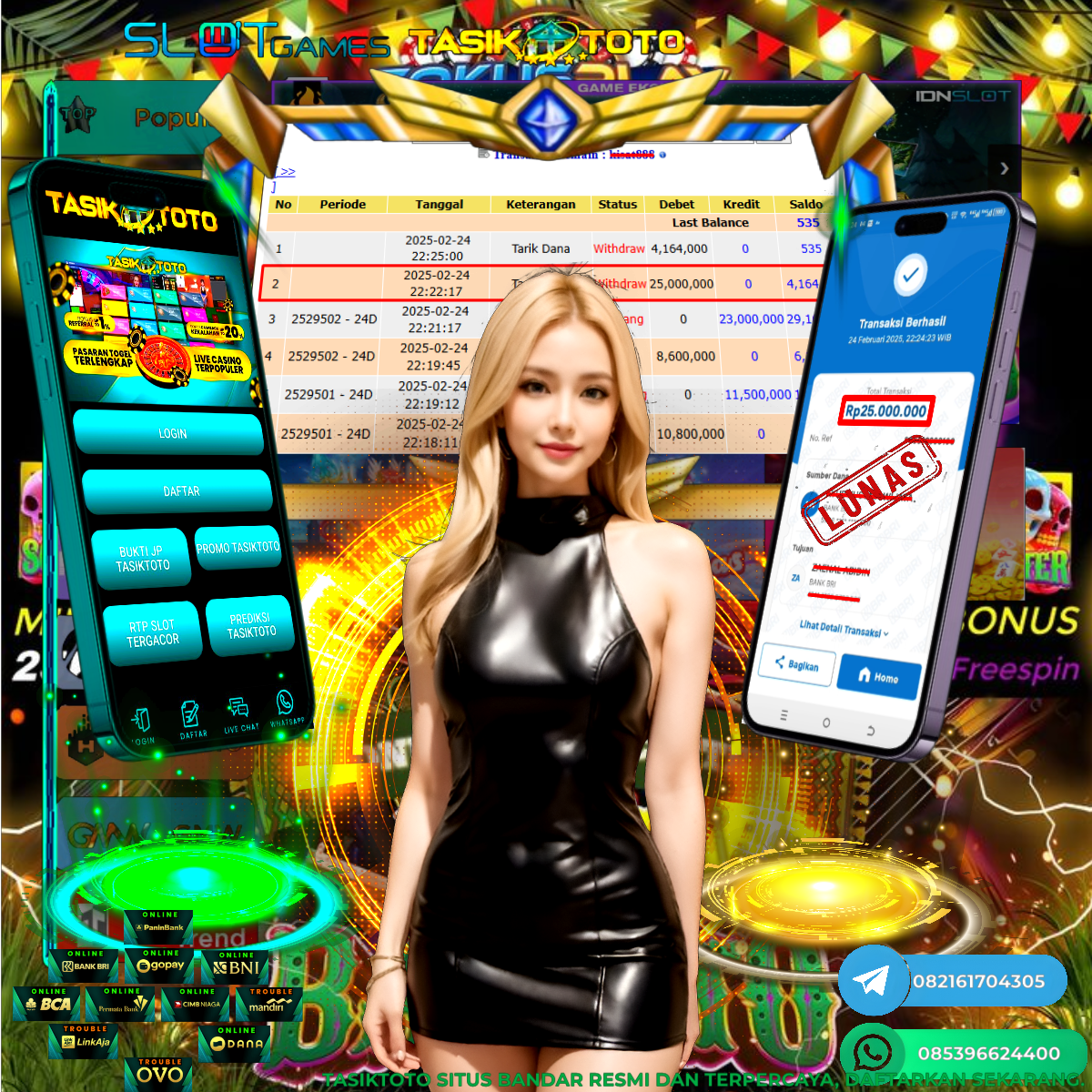 BUKTI JP TASIKTOTO – 25 FEBRUARI 2025