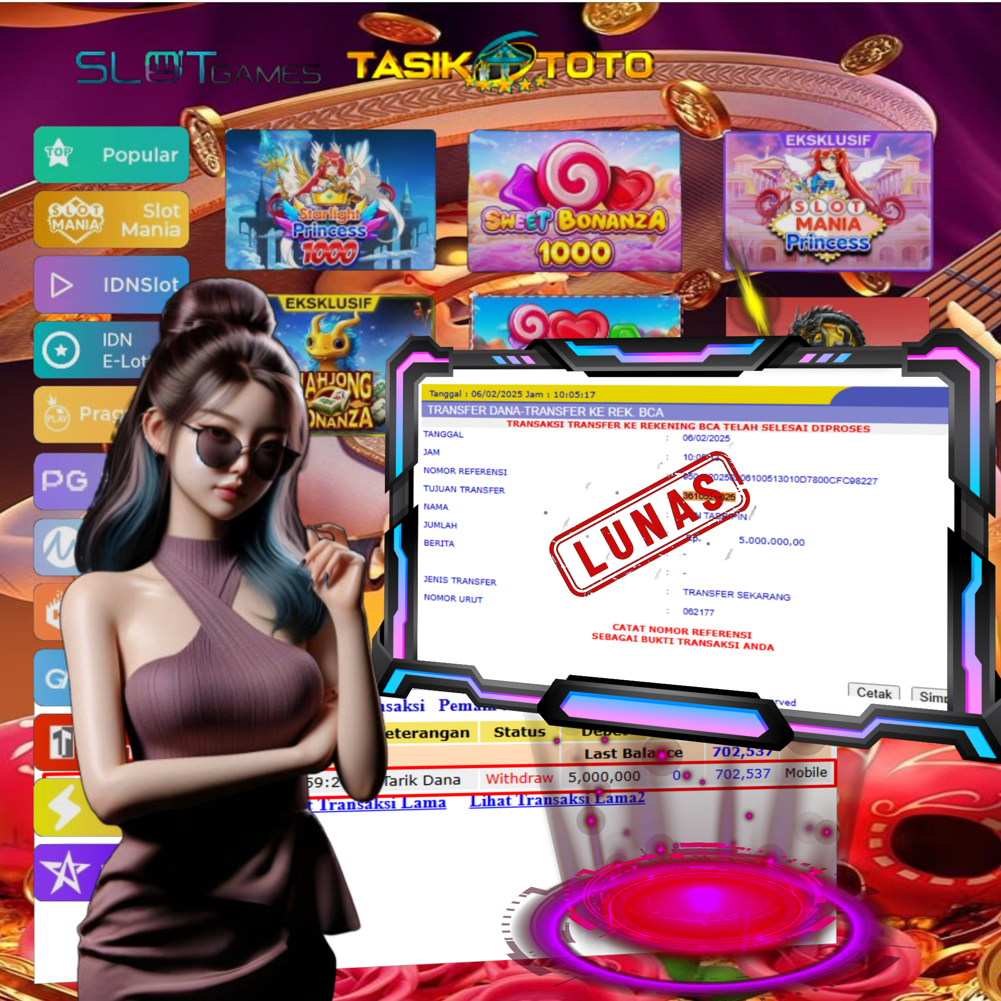 BUKTI JP TASIKTOTO – 6 FEBRUARI 2025