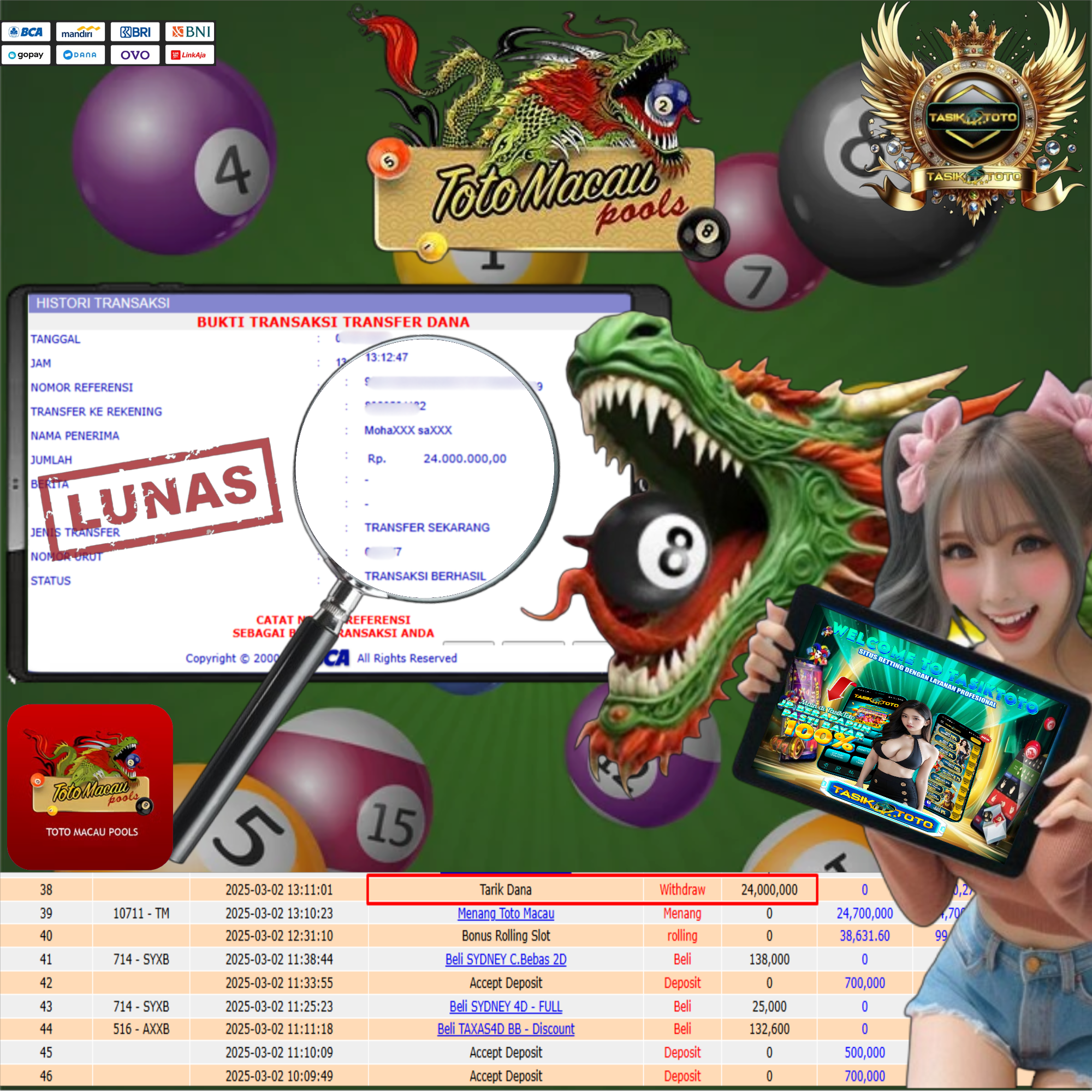 BUKTI JP TASIKTOTO – 03 MARET 2025