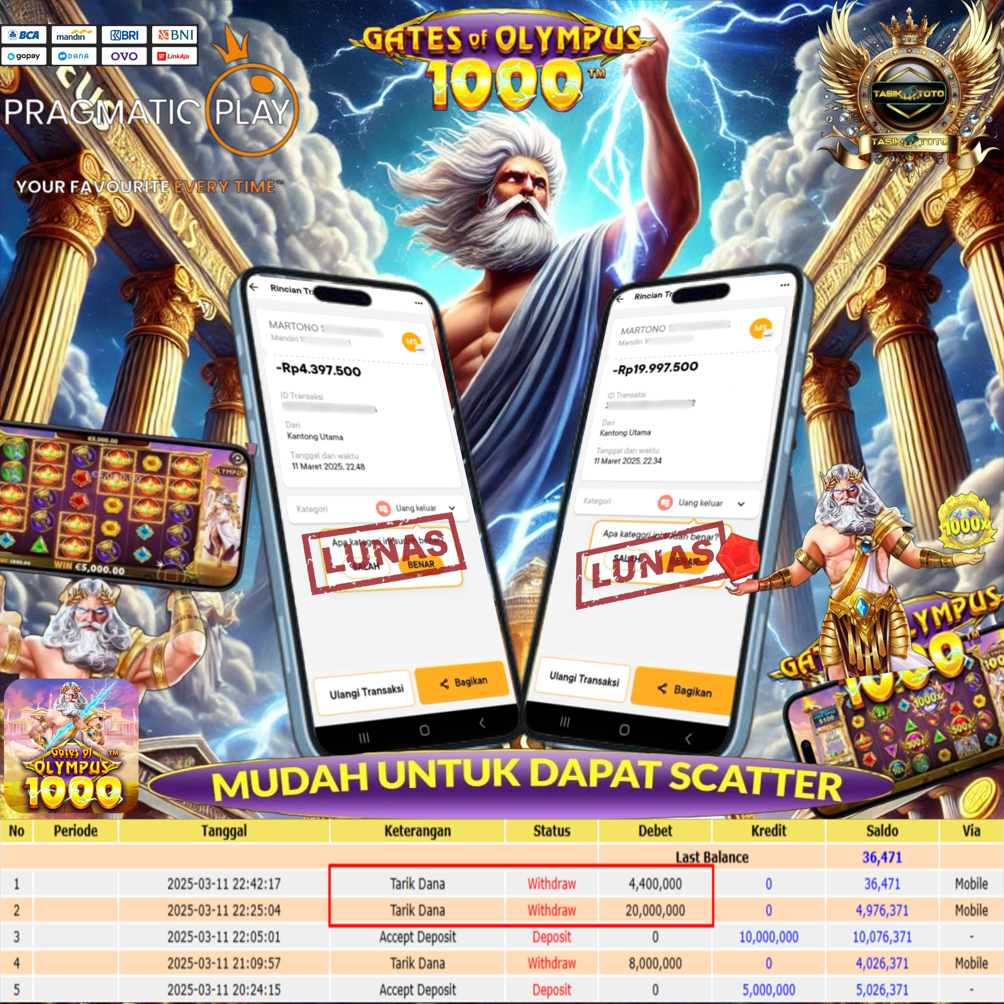 BUKTI JP TASIKTOTO – 12 MARET 2025