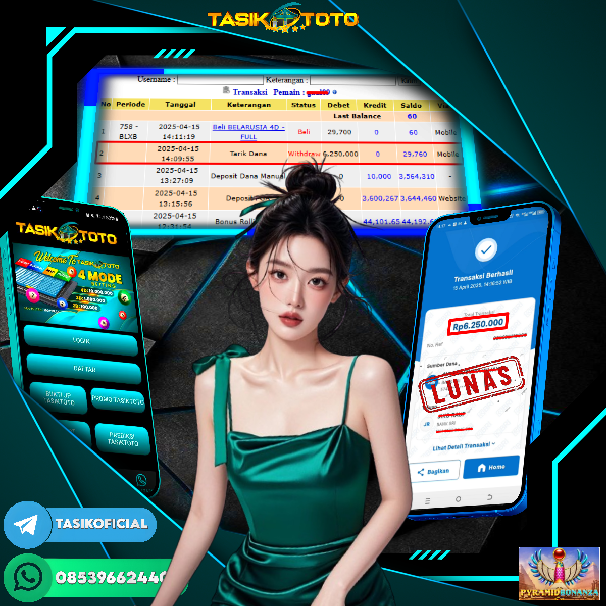 BUKTI JP TASIKTOTO – 16 APRIL 2025