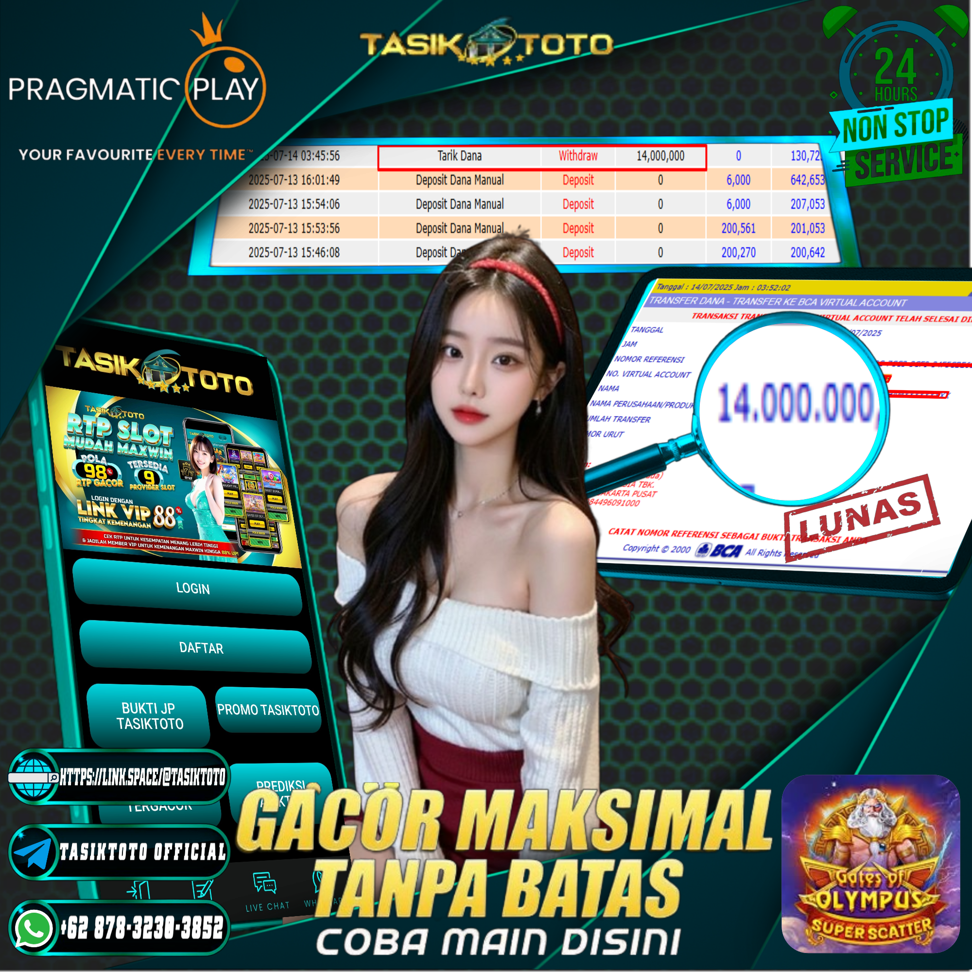 BUKTI JP TASIKTOTO – 14 JULI 2025