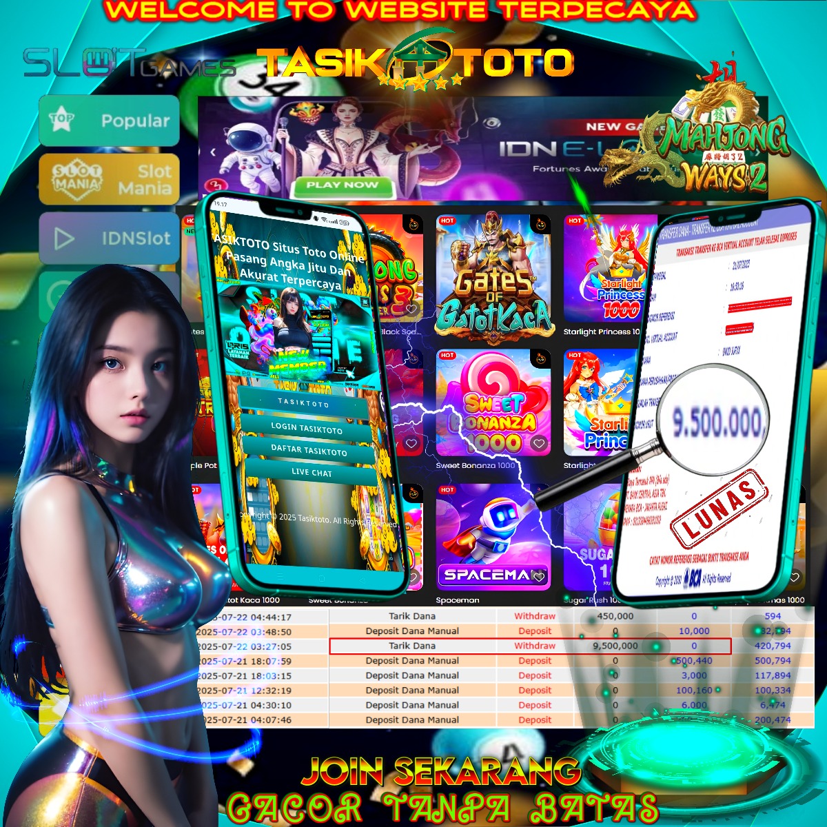 BUKTI JP TASIKTOTO – 22 JULI 2025