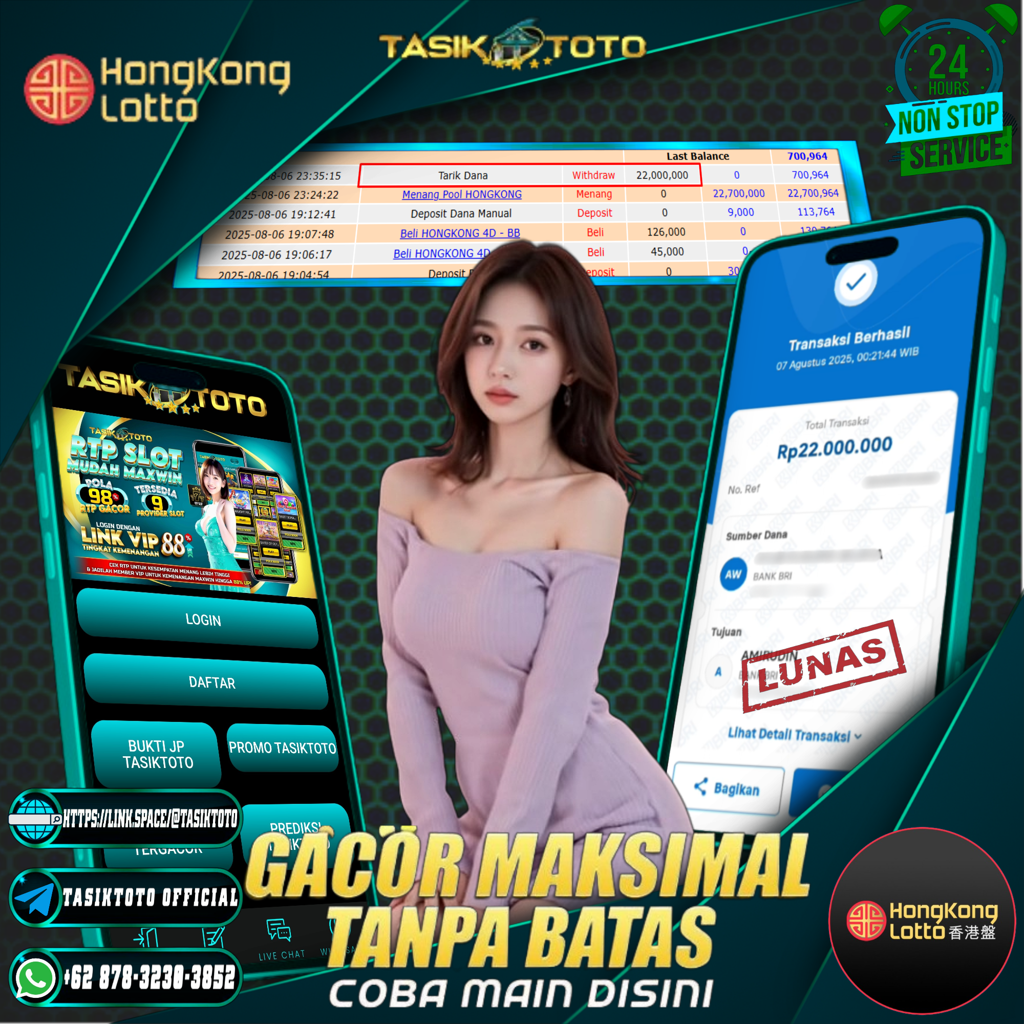 BUKTI JP TASIKTOTO – 7 AGUSTUS 2025