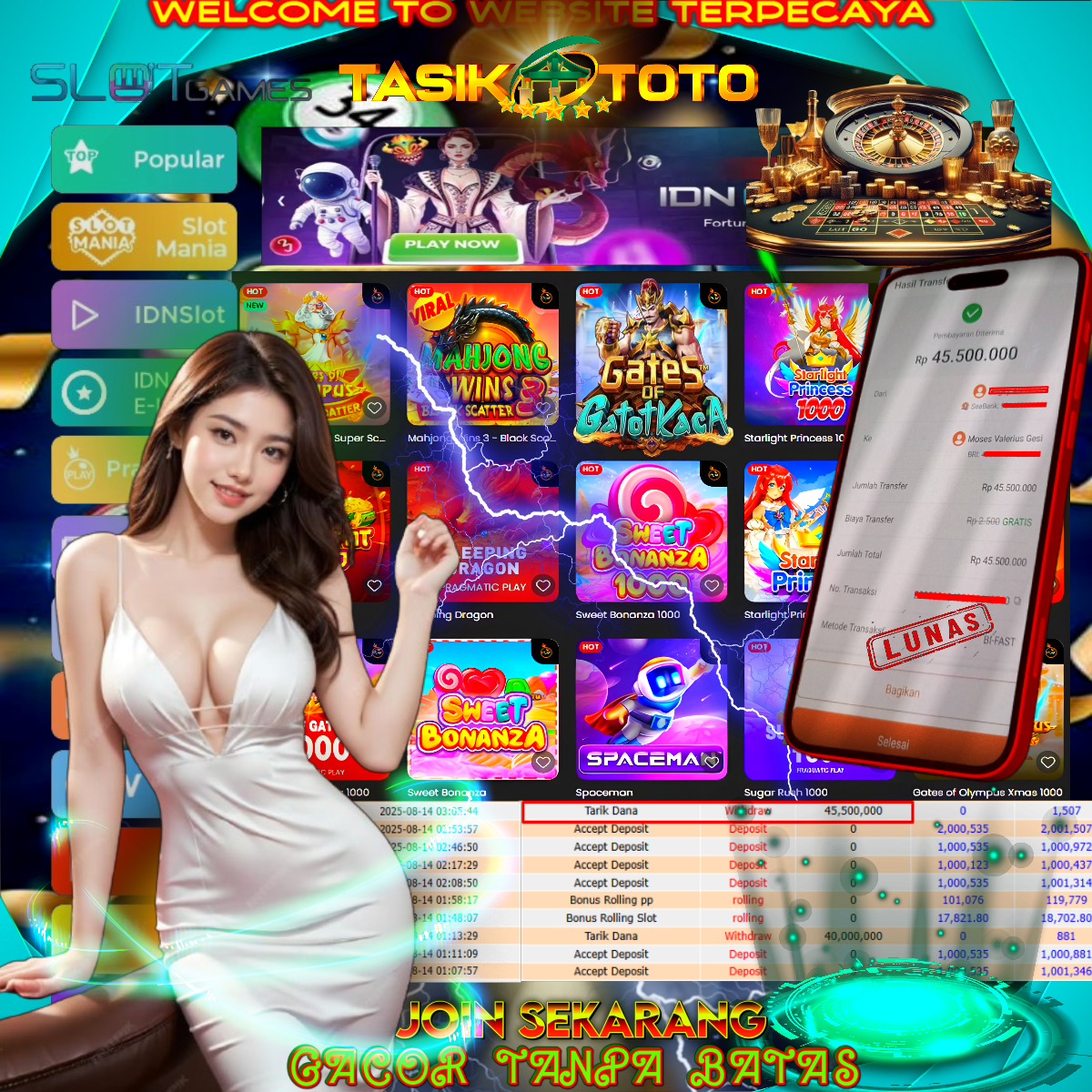 BUKTI JP TASIKTOTO – 14 AGUSTUS 2025