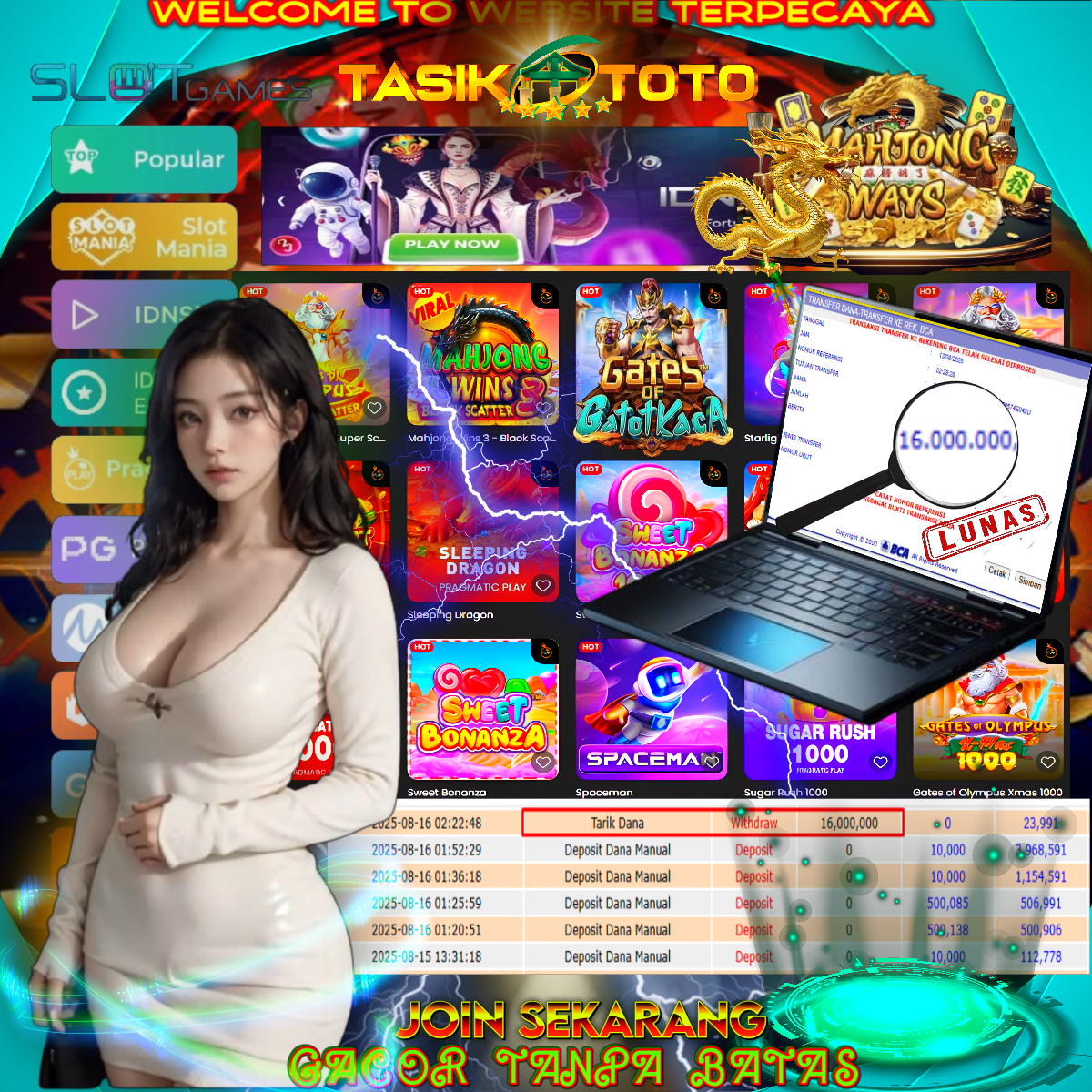 BUKTI JP TASIKTOTO – 16 AGUSTUS 2025