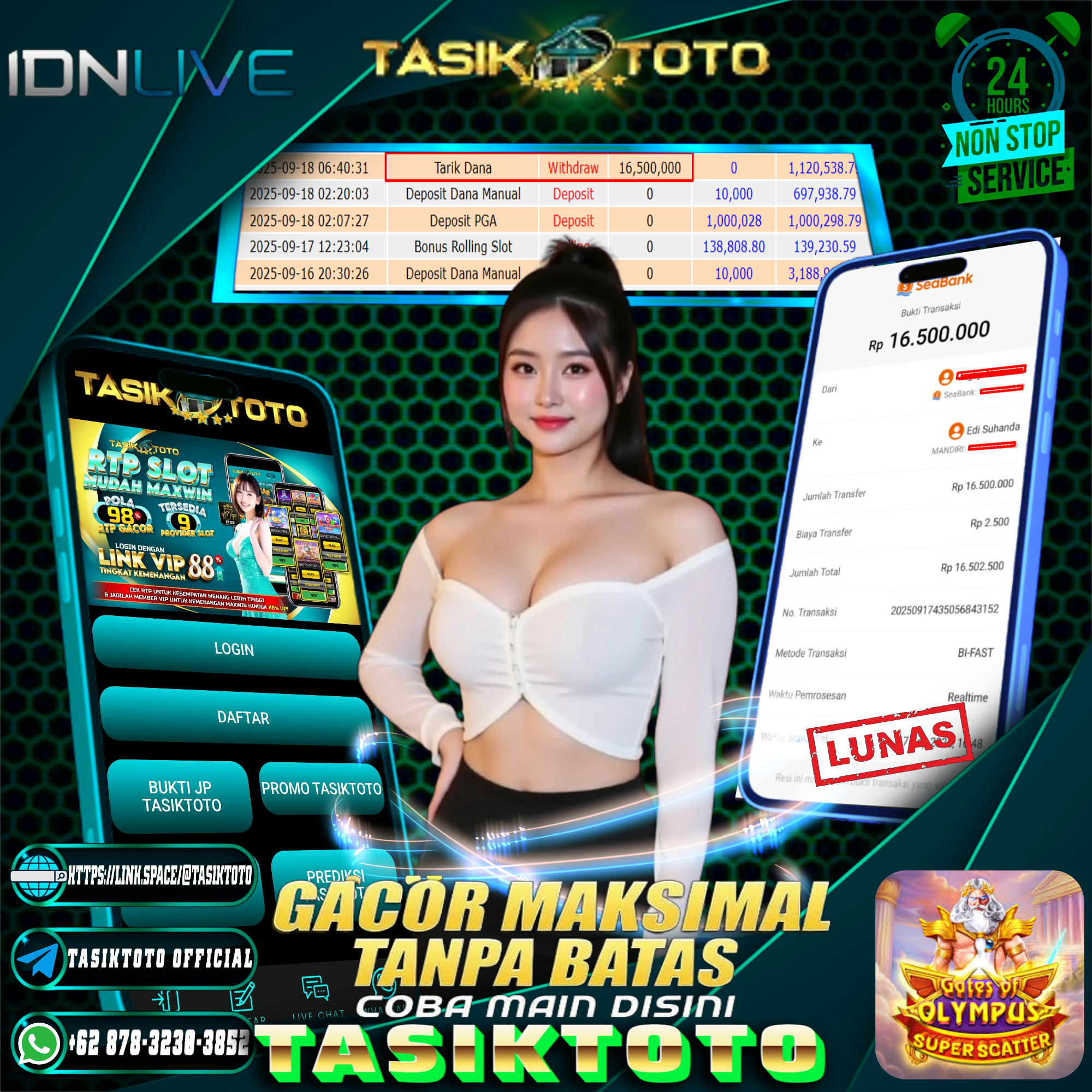 BUKTI JP TASIKTOTO – 18 SEPTEMBER 2025