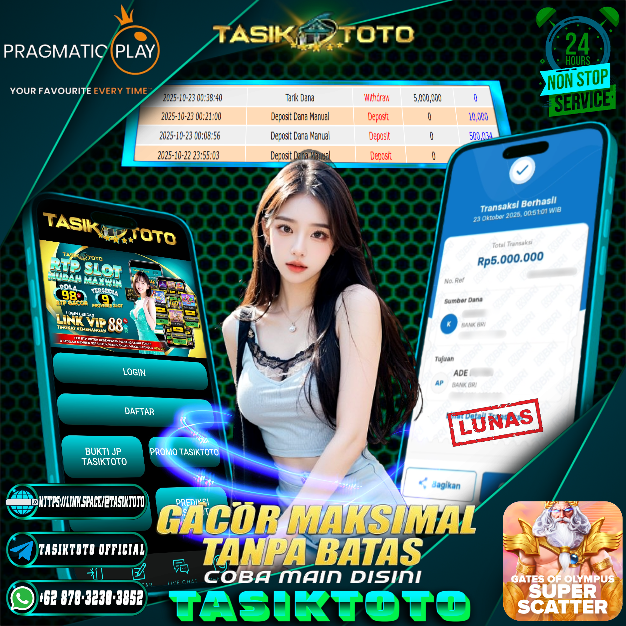 BUKTI JP TASIKTOTO – 23 OKTOBER 2025