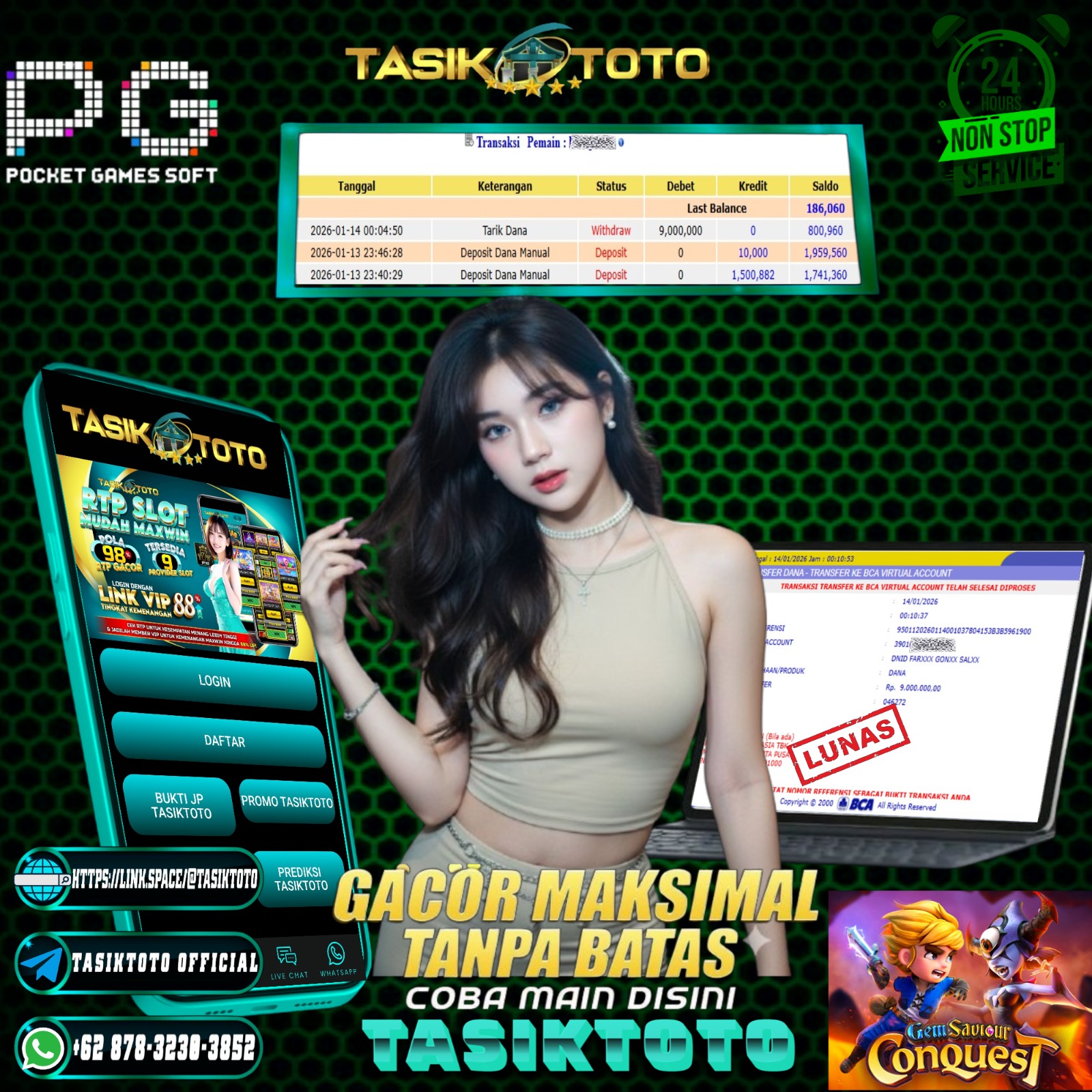 BUKTI JP TASIKTOTO – 14 JANUARI 2026