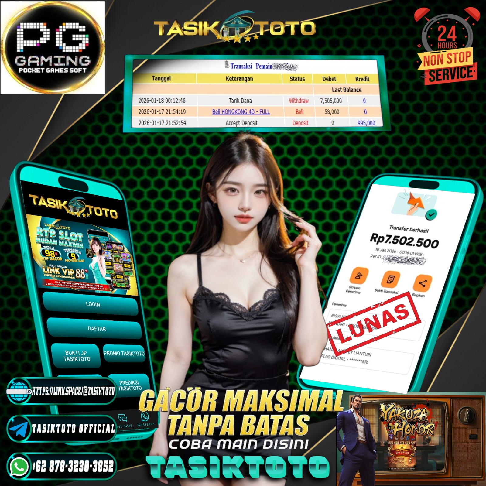 BUKTI JP TASIKTOTO – 18 JANUARI 2026